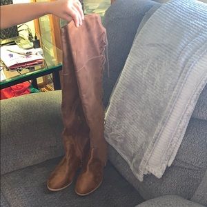 Brown Knee-High Boots